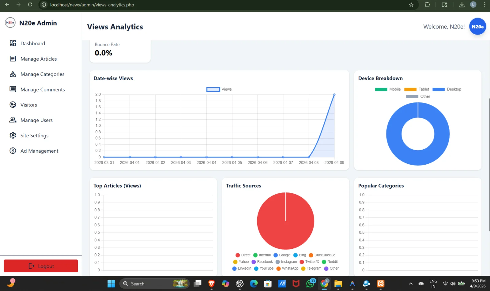 news/blog website source code - Image 4