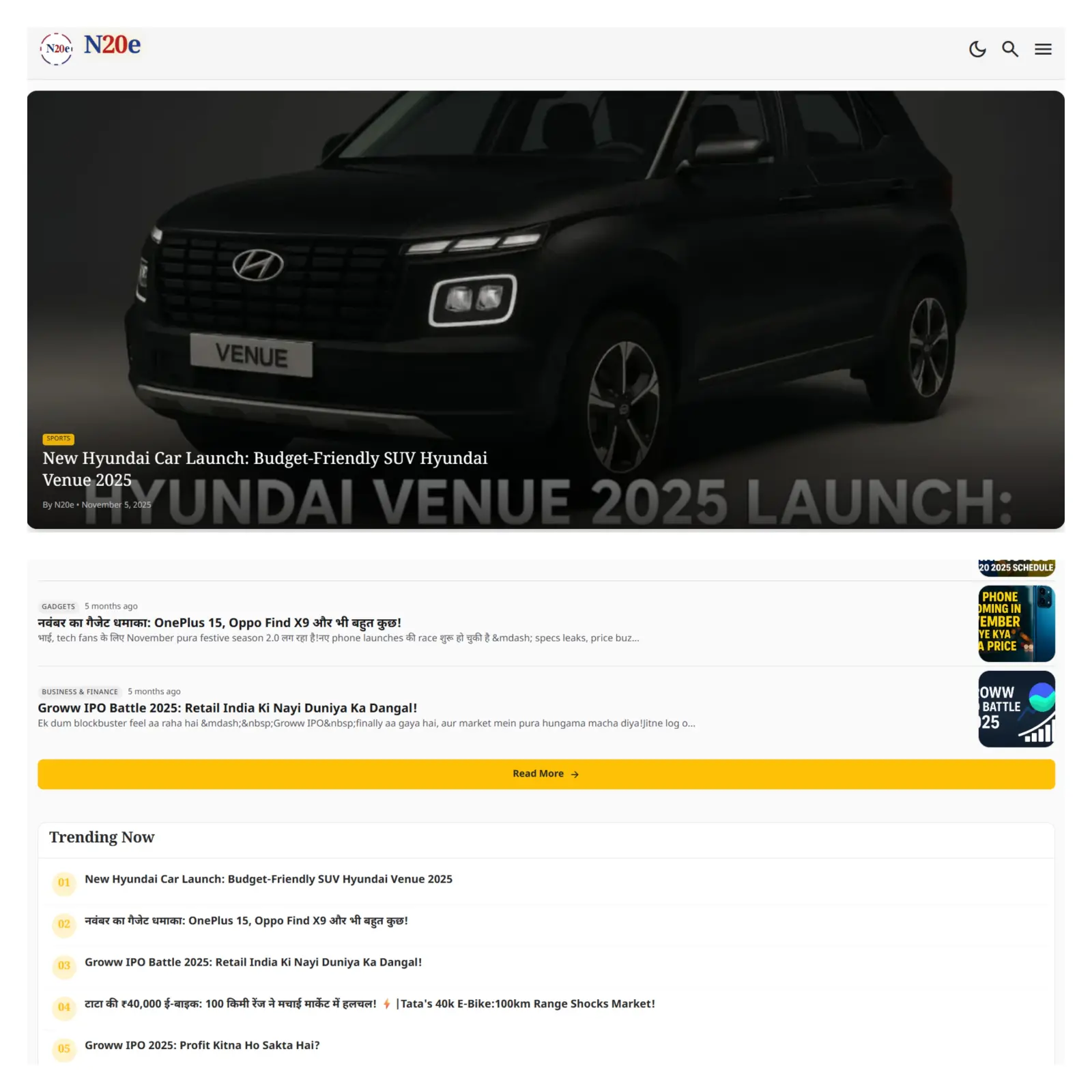 news/blog website source code - Image 2
